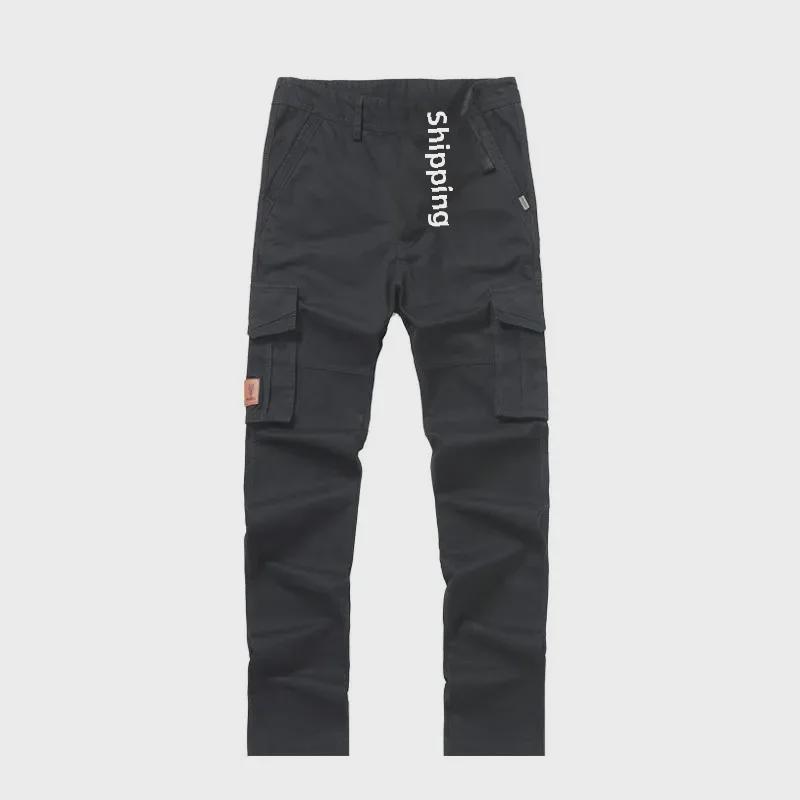Men’s Pure Cotton Multi-Pocket Workwear Trousers - Spring/Autumn Style