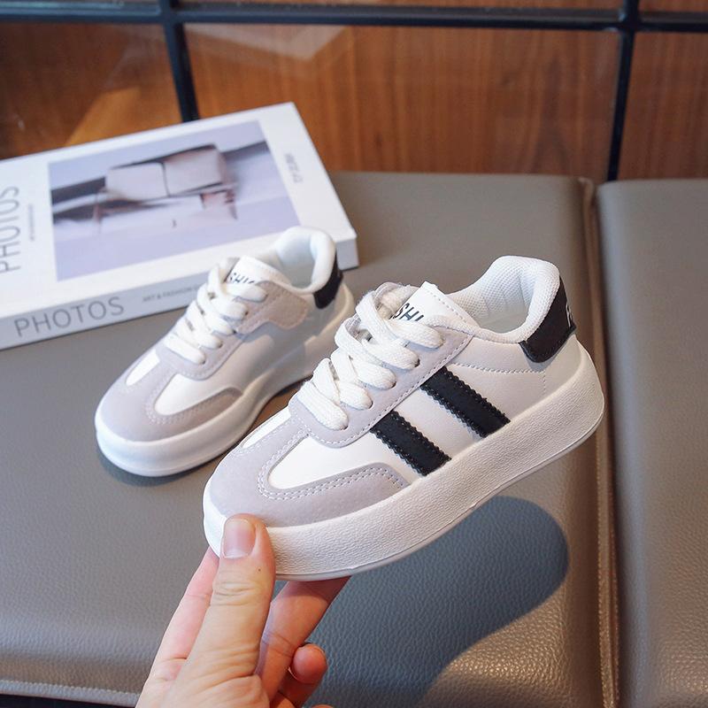Korean Version of Children's Sports Shoes 2025 Autumn New Girls Casual Shoes Boys Forrest Gump Shoes Fashion Board Shoes Soft Bottom Tide