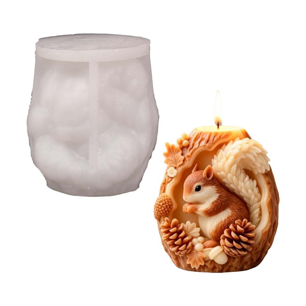 Silicone Craft Mold Reusable Aromatherapy Candle Mold Pinecone Silicone Mold Vivid For Living Room Handmade Gift Study