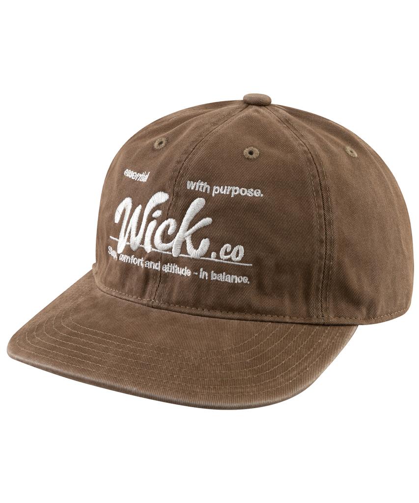 Wig Purpose Smoke Wash Flat Cap