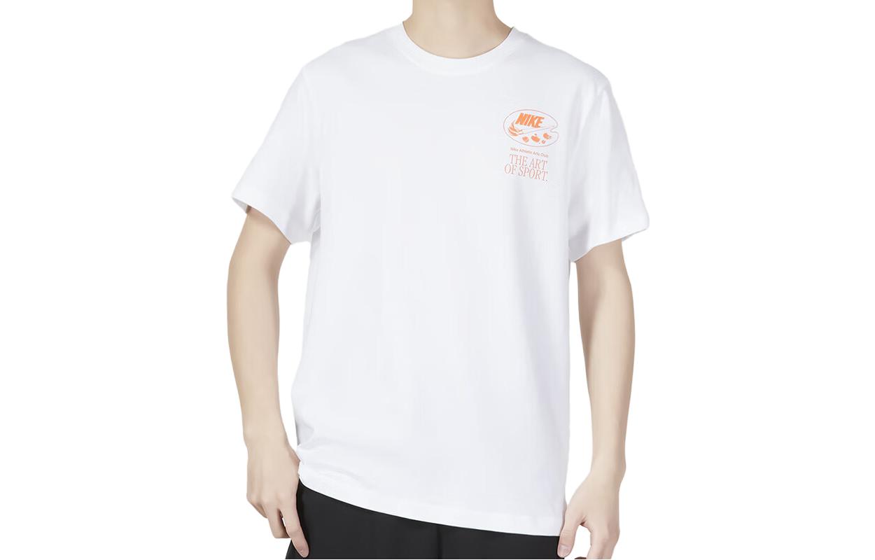 Nike Drop Shoulder Sleeve T-Shirt Men s White FB9799-100 M