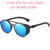 Anti-Glare Oval Prescription Lenses Nearsighted Sunglasses With Diopters Colorful Lens Diopter Glasses 0 -0.5 -0.75 To -6.0