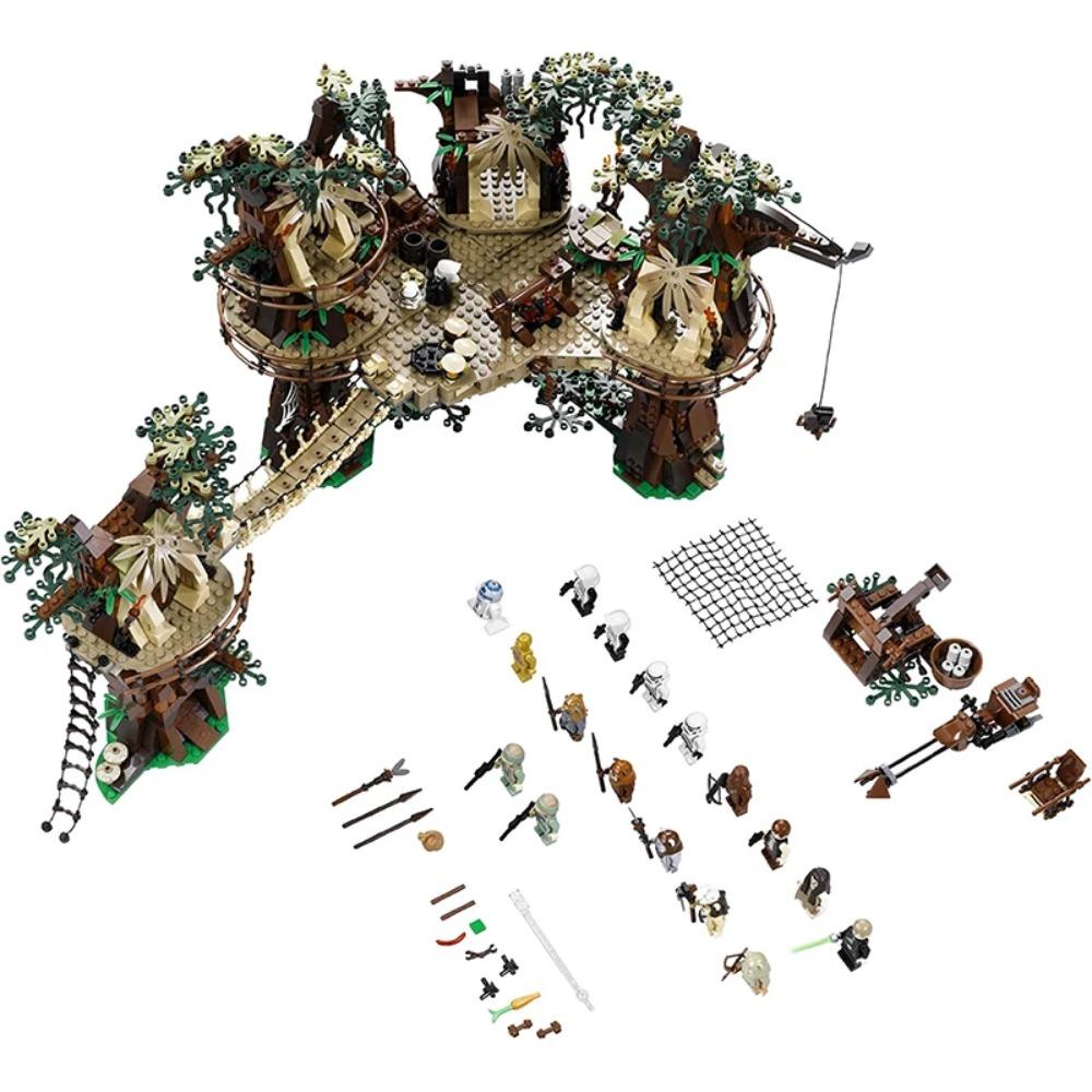 Cheapest Moc Village Bricks Building Blocks Compatible 1990pcs Space Wars Ucs Movie Dispaly Model Birthday Gifts for Teenage Toy