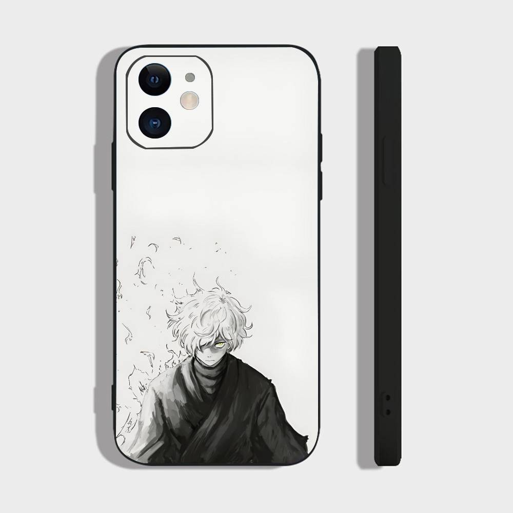 Anime B-Blue Lock For IPhone 17 Air 16 15 14 13 12 11 Pro Black Soft Cover Phone Case