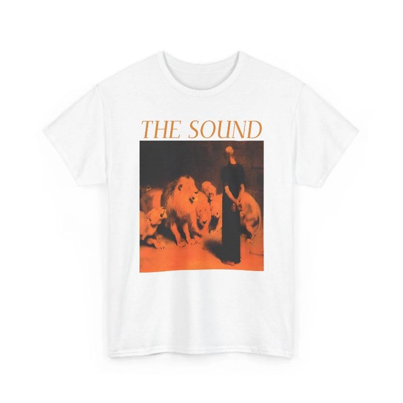 The Sound Band T-Shirt 80s Post-Punk Graphic Tee Summer Men's and Women's Loose and Breathable T-shirt Top