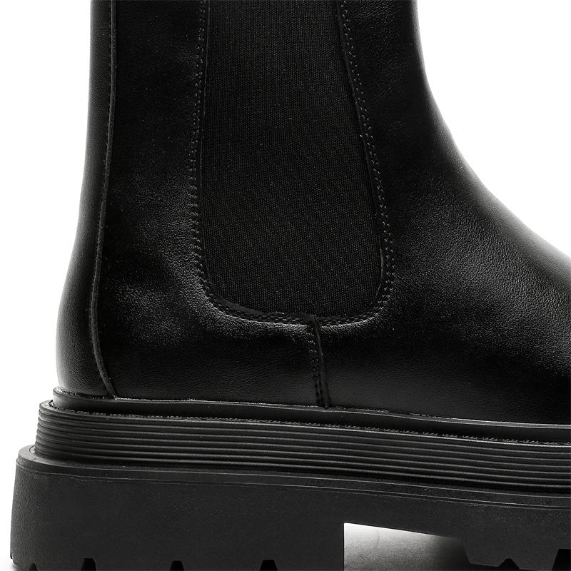 Hight Quality British Street Style Ankle Boots For Men Black Hombre Teenagers Daily Casual Banquet Dress Height Increasing Shoes