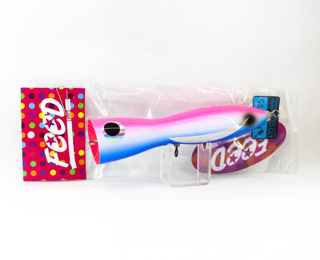 Feed Pin 135 Hand Made Wood Popper Floating Lure 135 Grams 53 (1053)