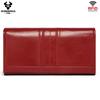 Gerçek Deri Kadın Uzun Cüzdan Moda Clutch Pasaport Kapağı Lüks Marka Kullanışlı Kimlik Bilgileri Kart Tutucu