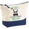 Makeup Bag - PLANETEE - Mylène Don't Touch Panda - Large Size - Cotton - HD Sublimation Printing