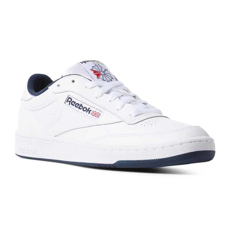 Reebok Club C 85 White Navy Unisex Sneakers AR0457