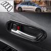 Black Titanium Inner Door Handle Frame Trim For Toyota Corolla - 4pcs