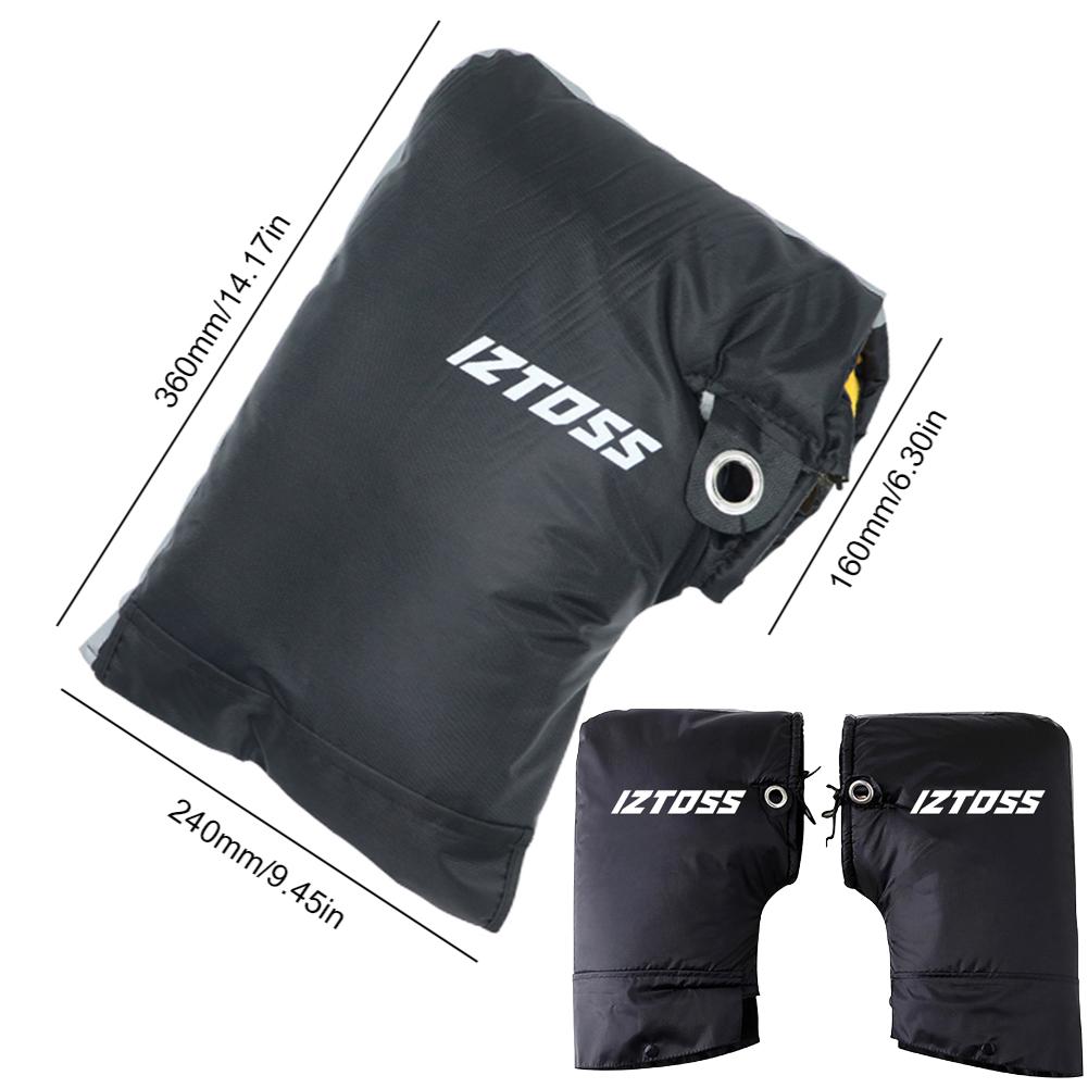 Motorcycle Handlebar Muffs Waterproof Handlebar Mitts Snowmobile Gloves Winter Thermal E-Bike Cycling Motorbike Gloves 1Pair