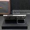Luxury Broderless Magnetic Camera Stand Holder Case For Samsung S26 Ultra S25 FE S24 Plus For Magsafe Wireless Charging Cover