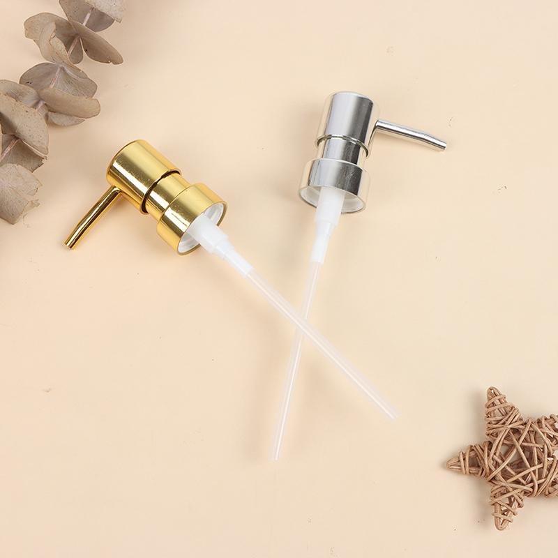 Metal Soap Pump Liquid Lotion Dispenser Replacement Head 28 Thread Pump Cap