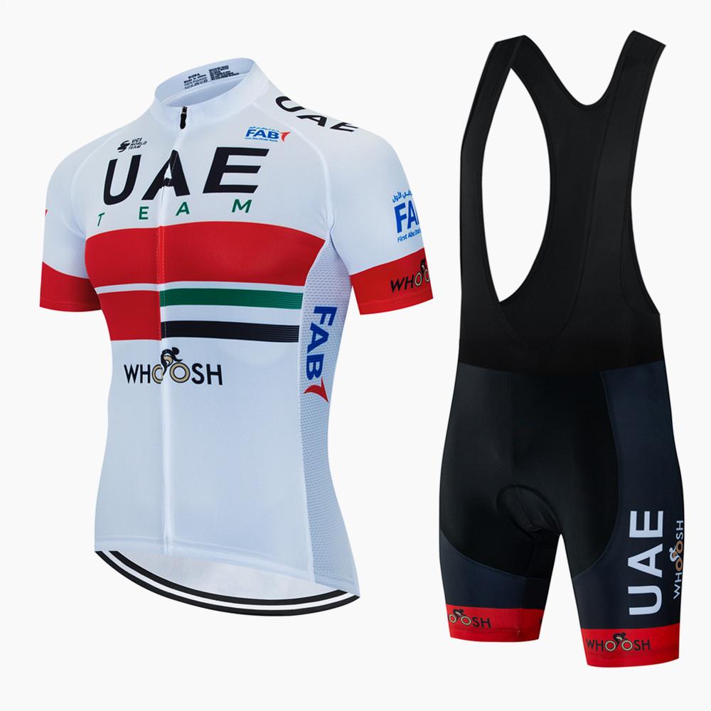 Förenade Arabemiraten Cykeltröja Set Cykeldräkt Mountainbikes Sommaroutfit Cykelkläder för Män Mtb Tröja Bib Shorts Cykelkläder Cykel