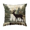 Rural Style Wildlife Cushion Pillowcase Printed Polyester 45x45cm Throw Pillow Cover Decorative Sofa Cushion Pillowslip Decor
