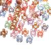 50/100 Stück bunte Acryl-Blumenperlen, Anhänger, Perlen für DIY Ohrringe, Halskette, Schmuckherstellung, Zubehör, Zubehör
