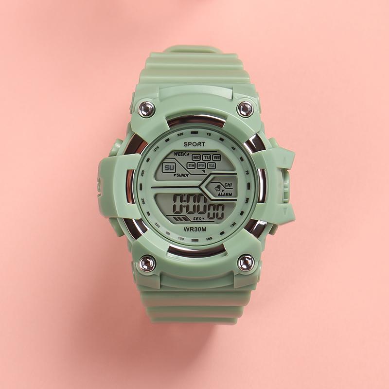 Fashion Sports Watch for kids Multi functional Alarm Clock Boys and Girls LED Digital Watch Student Clock Electronic Wristwatch