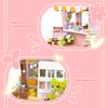 Flower House Shop Building Blocks Set Ideal Present for Flower and Architecture Lover Garden House Model Building Toy 369PCS