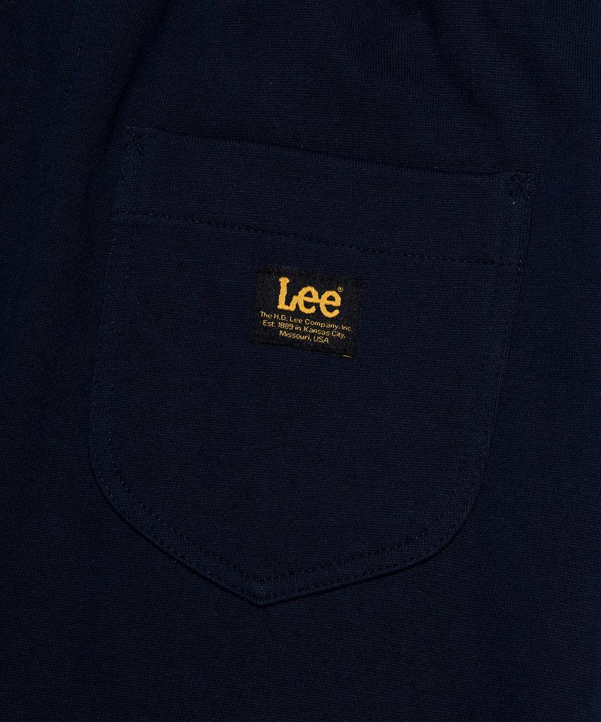 Lee Typo Sweat Long Skirt Navy