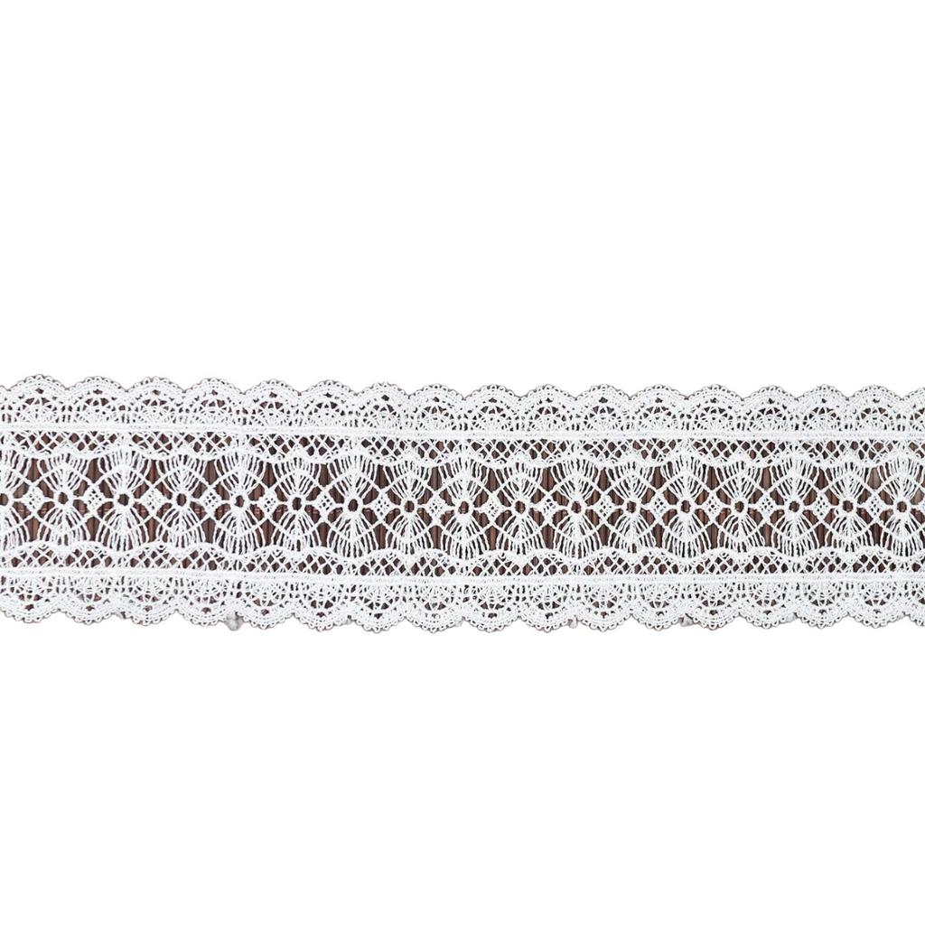 Polyester Thin Thread Embroidery Lace, Water-Soluble Barcode Children'S Clothing Dress Accessories