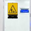 Haisidik PVC Anti-Static Reminder Sign with Adhesive