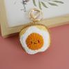 Paper Towel Box Design Funny Doll Crochet Keychain Handmaking Knitting Cartoon Sandwich Doll Keyrings Wholesale Creative Gifts