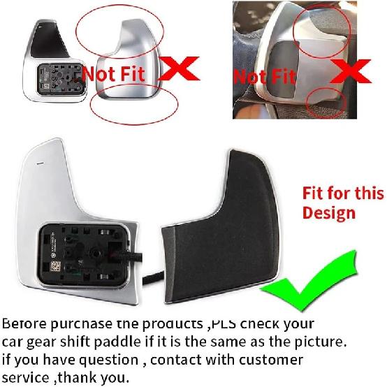 Aluminum Paddle Shifter Extension for BMW 3'G20/5'G30/6'G31/7'G11/8'G14/X3 G01/X4 G02/X5 G05/X6 Steering Wheel Paddle Shifters