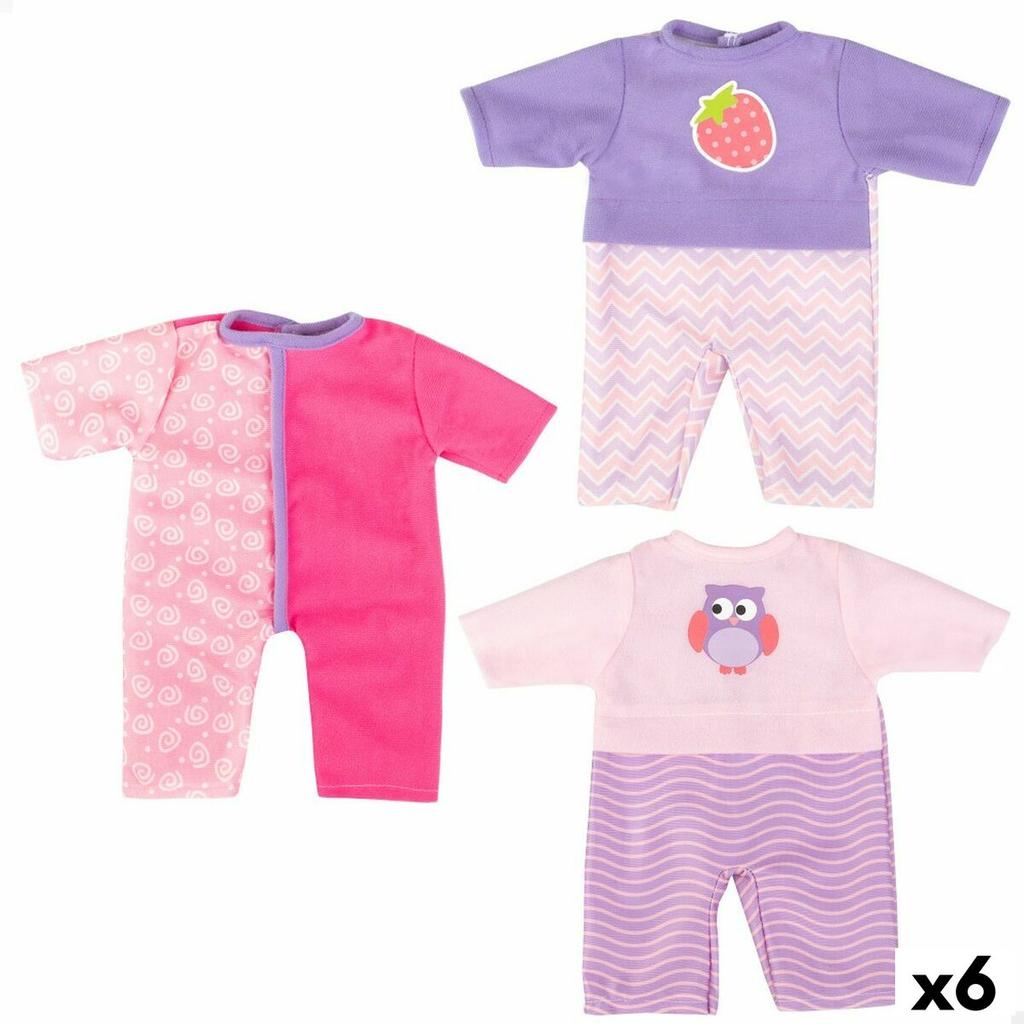 Doll's Clothes Colorbaby 3 Pieces 6 Units
