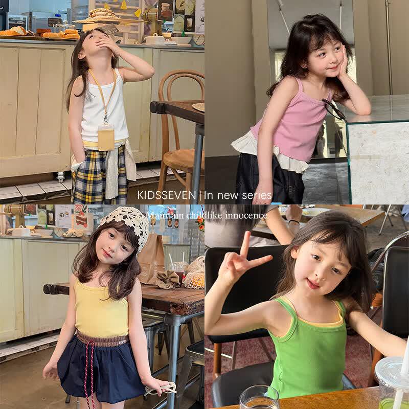 Girls  Versatile Summer Camisole Vest 150 cm
