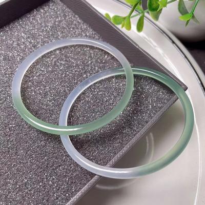 1 Pc Natural Jade Bangle Fashionable Charm Jade Bangle Women's Gift