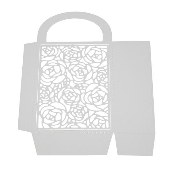 

Стереоскопическая коробка Металлические вырубные штампы DIY Скрапбукинг Тиснение Бумажный трафарет серебряный