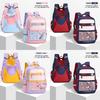 Sesame Baby Diy Badge School Backpack With Oxford Fabric For Kids Daily Use
