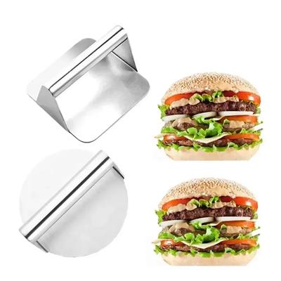 Stainless Steel Hamburger Press Meat Press Hamburger Press Meat Pie Make Home Kitchen Gadgets  Kitchen Accessories Cooking Tools