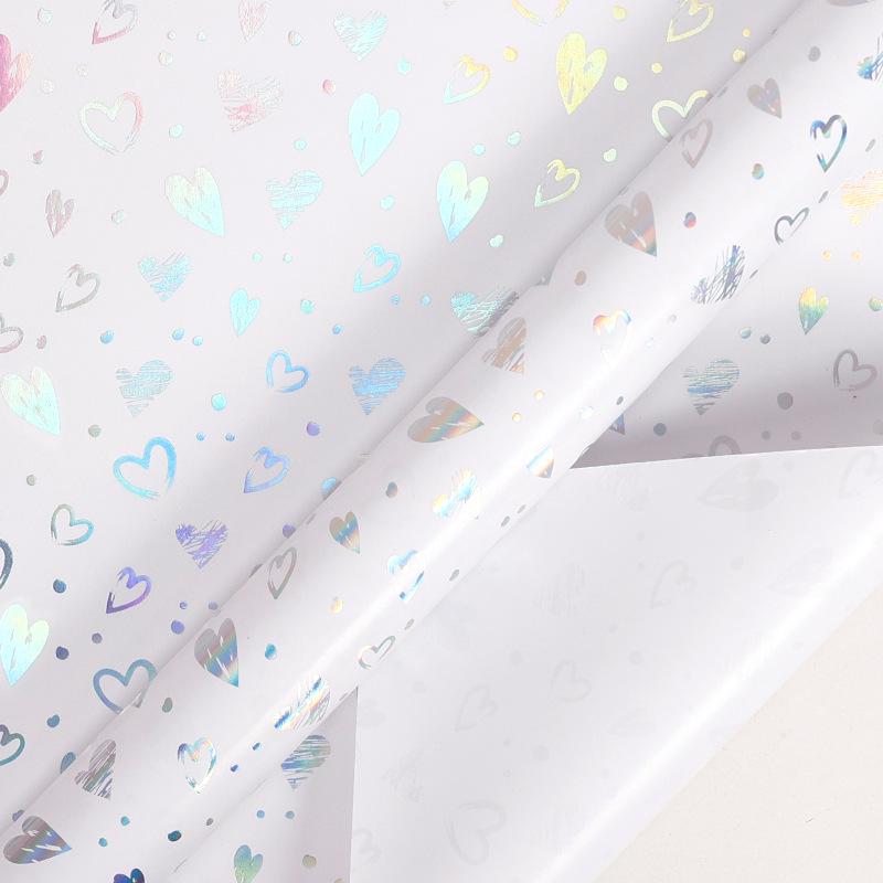 Valentine's Day Heart Series Gift Wrap, 43cm X 3m Roll, Large Size, Handmade Paper
