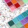 24 Colors/Box Seed Beads Round Seed Beads Loose Spacer Beads For Women Girl DIY Bracelet Necklace Jewelry Making Accessories