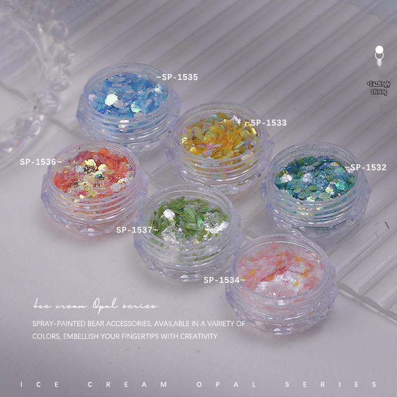 Nail Art Accessories: Mixed Glitter Irregular Sequins for Decorations