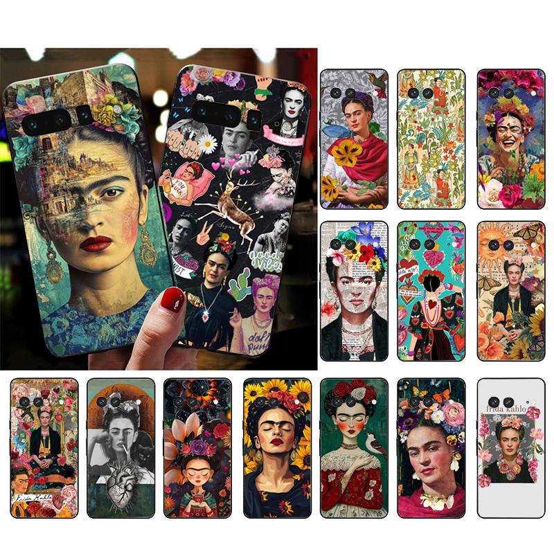 Phone Case For Google Pixel 10 Pro 9 Pro XL 9A 8 7 6 Pro Pixel 8A 7A 6A Pixel 8 7 6 5 Frida-Kahlo