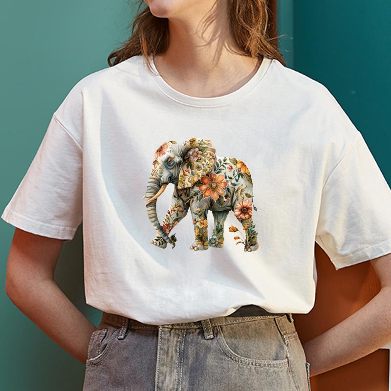 Elefantenaufnäher Htv Für T-Shirts Hut Heißpresse Applikation Diy Hoodies Kleidung Aufkleber Thermische Aufnäher Einfach Zu Drucken