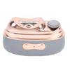 Electric Nail Clipper 4 In 1 Ultra Quiet Automatic Fingernail Grinder with LED Guide Light and Curing Lamp Gray