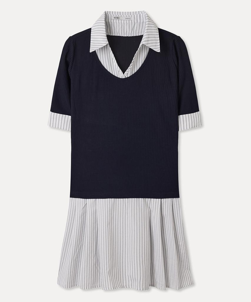 MIXXO Shirt Layered Dress_Miwowg50Qg