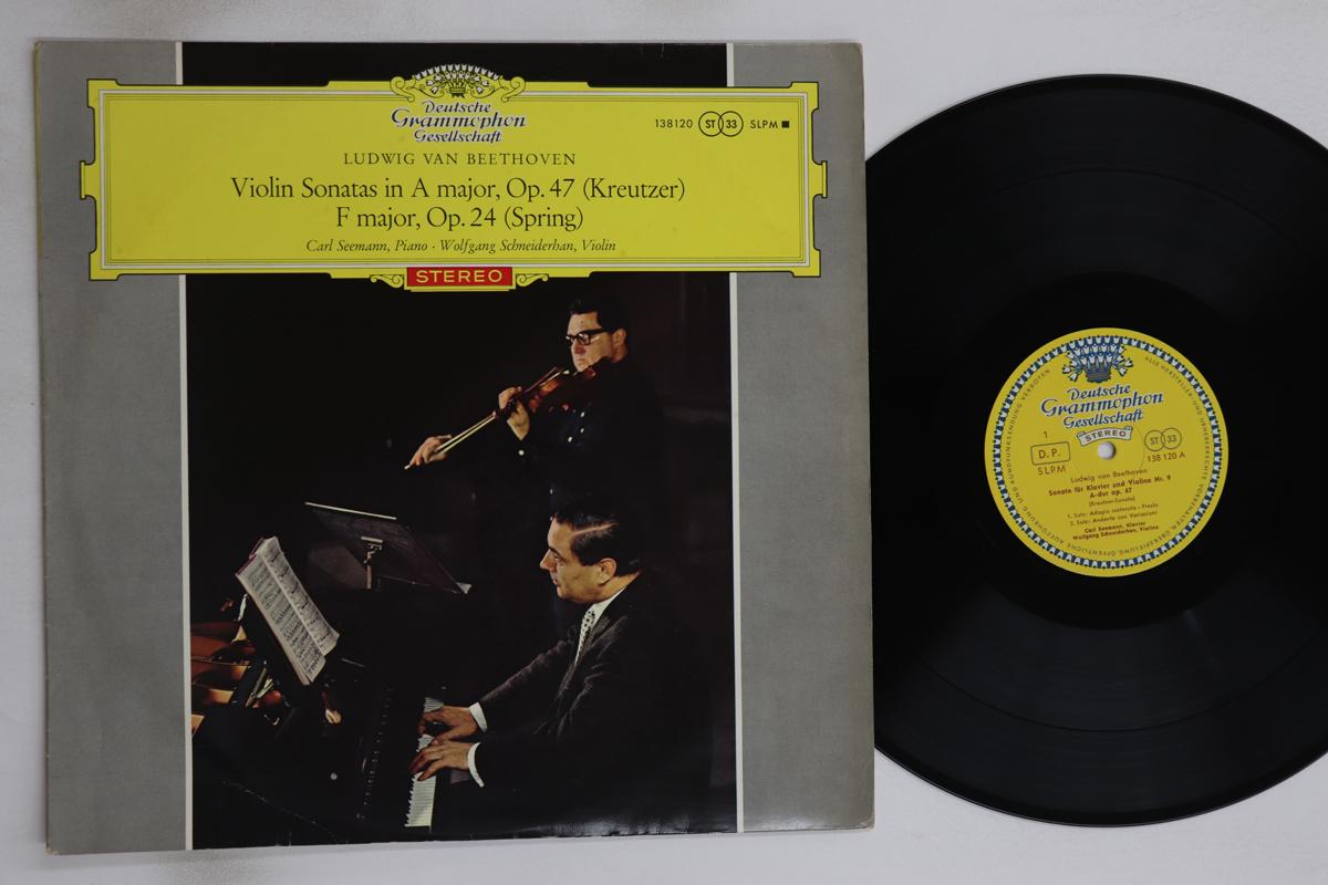 

LP Record CARL SEEMANN, WOLFGANG SCHNEIDERHAN - Beethoven Violin Sonata No9 In A Ma 138120SLPM DEUTSCHE GRAMMO 1961 Germany Classical Used
