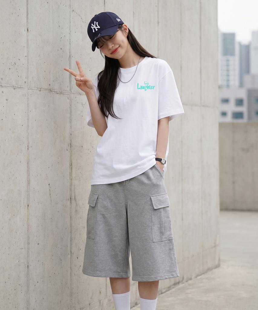 ADHOC Women'S Family Rafter Lettering T-Shirt (Ivory) (Hc5Sta4)