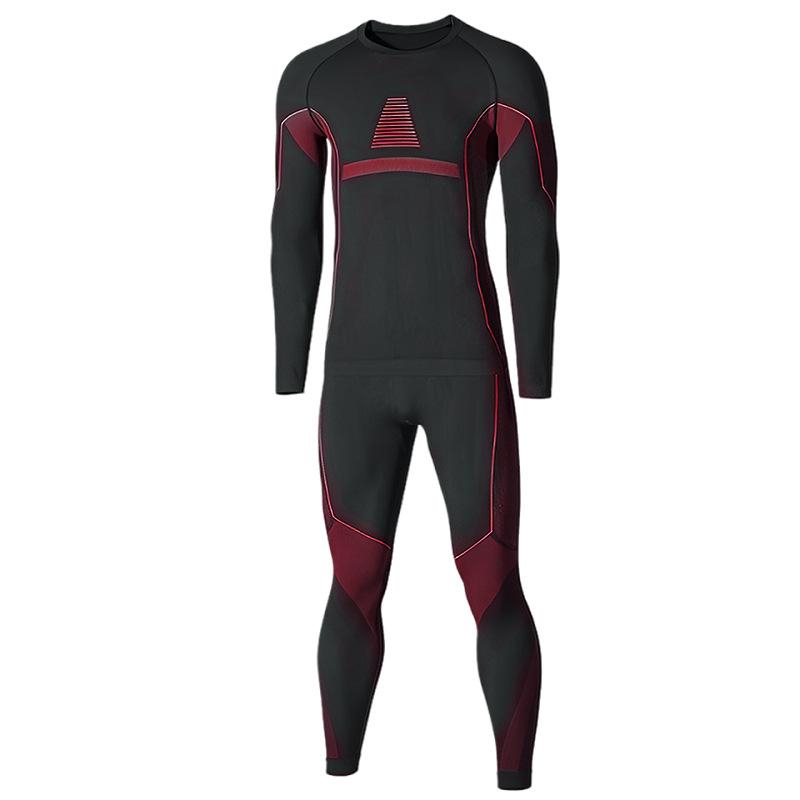 Unisex Quick-Dry Thermal Base Layer Set for Skiing: Moisture-Wicking, Sweat-Absorbing, Compression Underwear for Autumn and Winter