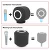 Microphones Foam Cover Sponge Windscreen for Musicians and Broadcasters Black