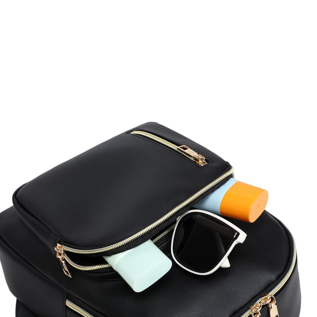 Yanaier Mini PU Large with Back Small Popular and Perfect for and Women's Backpack, Leather, Capacity, Waterproof, Lightweight, Zipper, Size, Stylish,