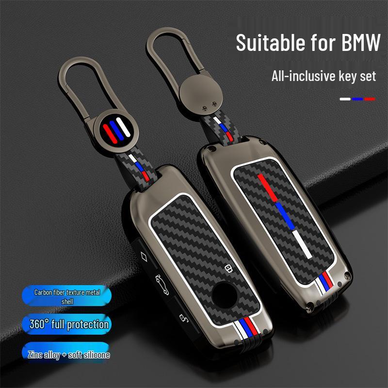 Premium Alloy Key Case for BMW 7 Series 2023: 740/735Li, X7, iX, New I7, XM, X1
