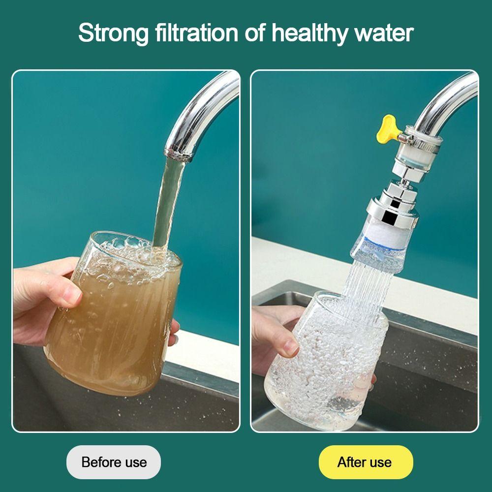 360° Rotate Bathroom Faucet Aerator Taps Filter Adapter Household Washbasin Accessories