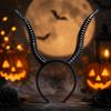 Cosplay Demon Horns Headwear Gothic Cow Horn Hair Hoop Halloween Devil Headband  Photo Props