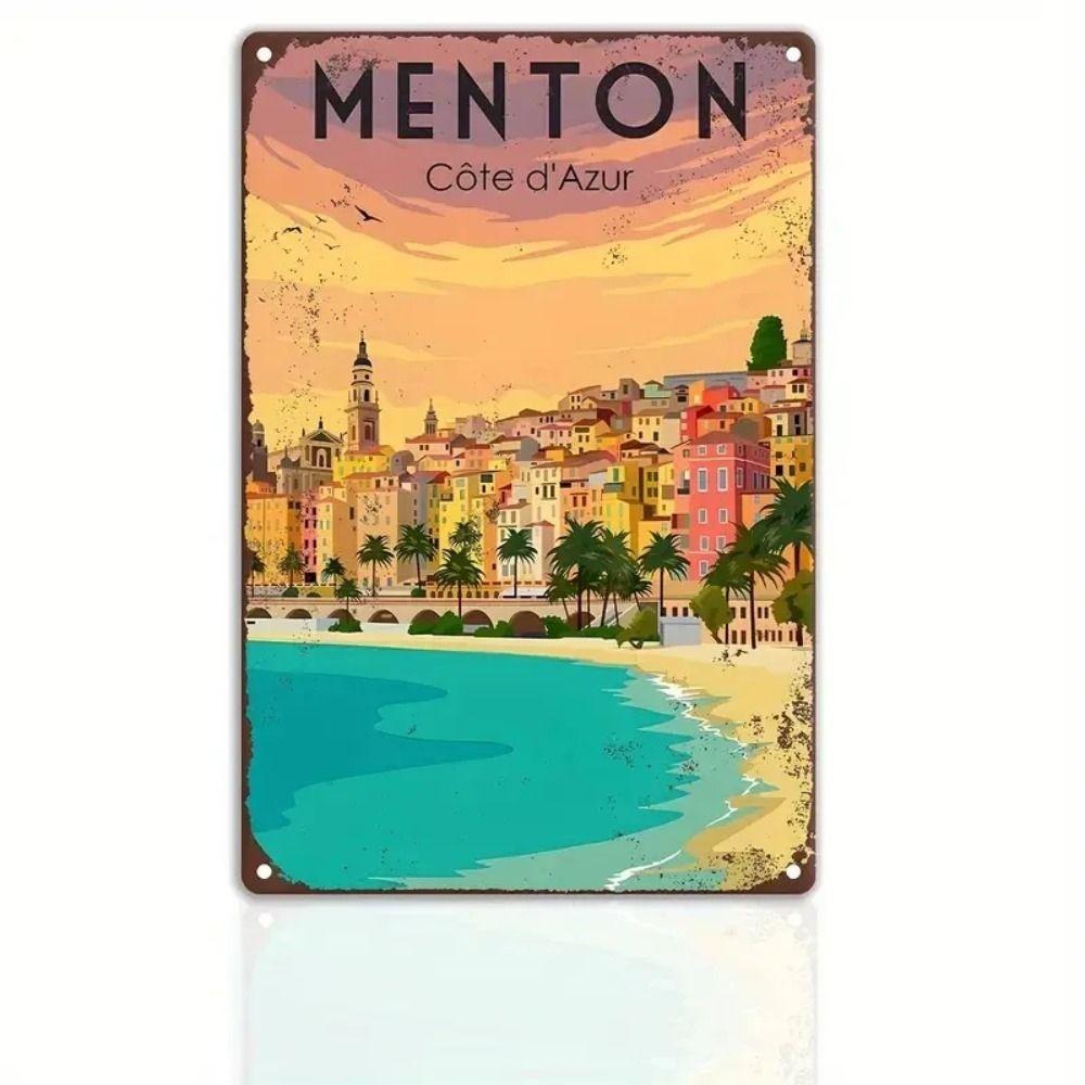 Ho Chi Minh City Vietnam Travel Metal Tin Sign, 20x30 cm Wall Decor for Room
